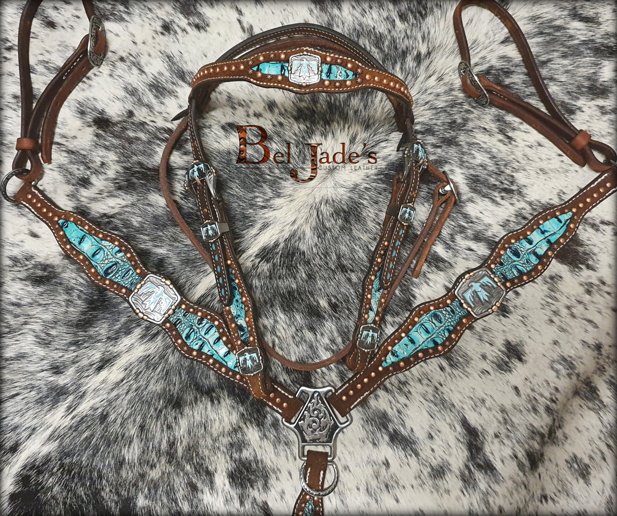 Tack sets, bridles, breastplates, wither straps