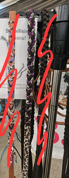 Bel Jade's supersoft plaited reins